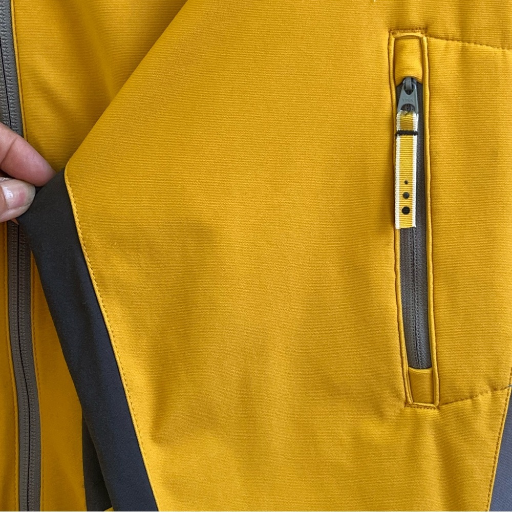 Rei Softshell Pullover Jacket Men Xlthumbholes Ye… - image 6